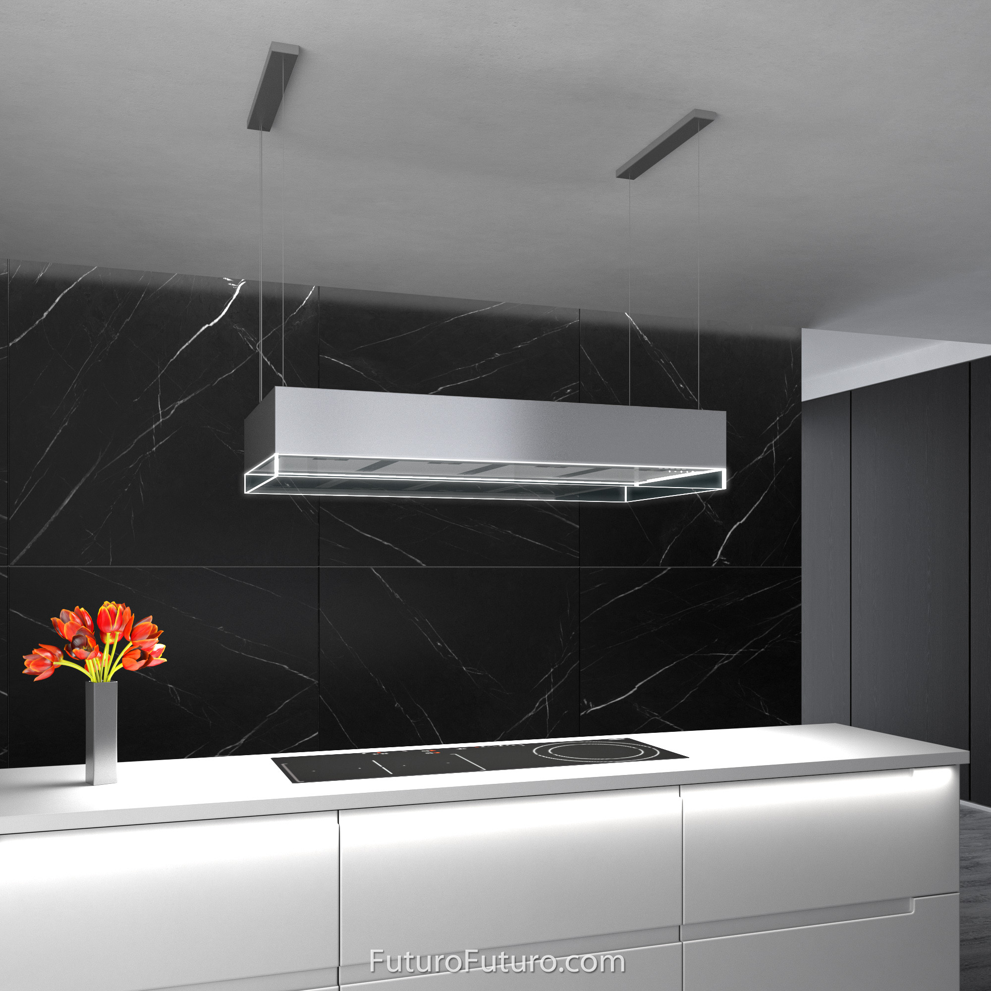 48″ Perimeter Inox Island Range Hood IS48PERIMETERINOX