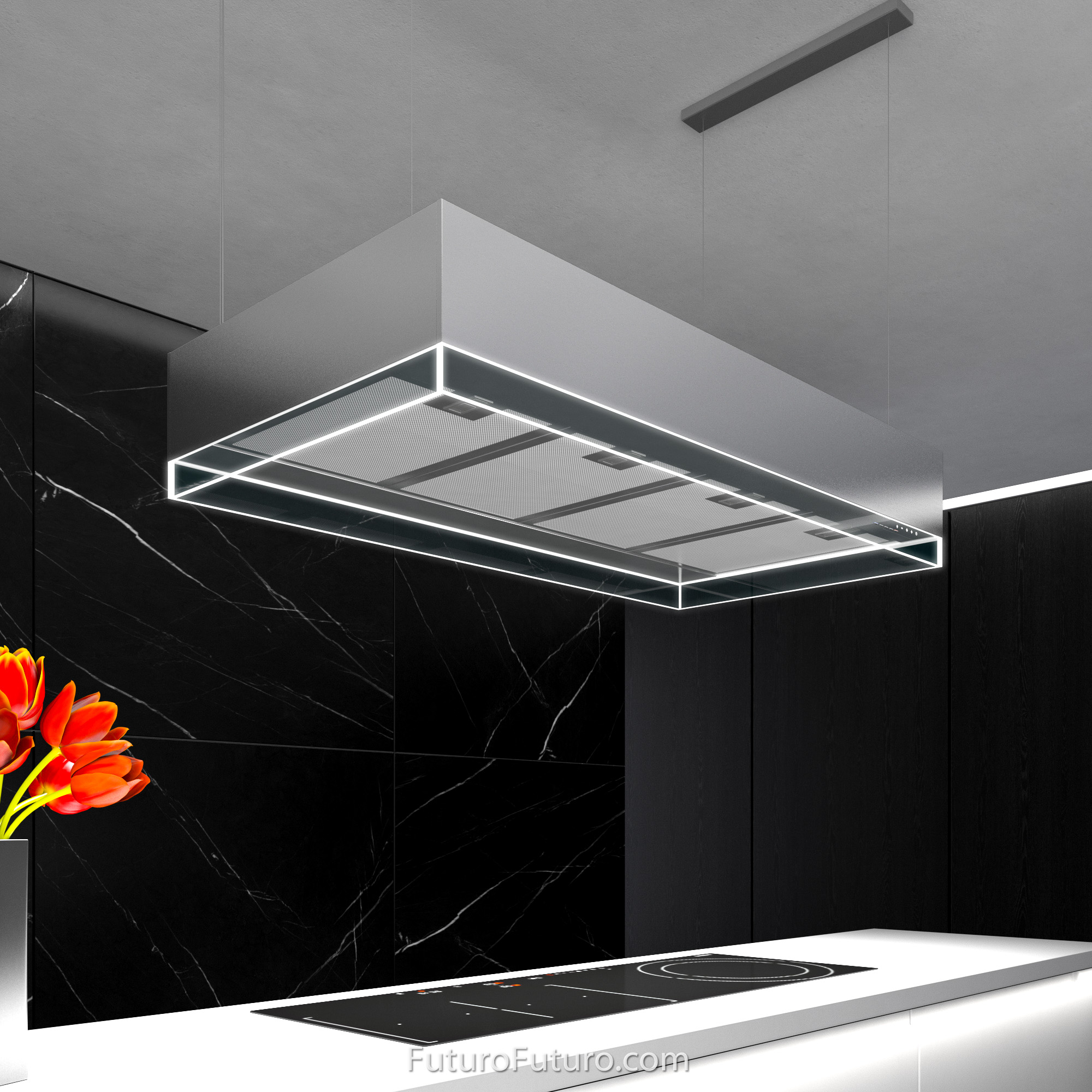 48″ Perimeter Inox Island Range Hood IS48PERIMETERINOX
