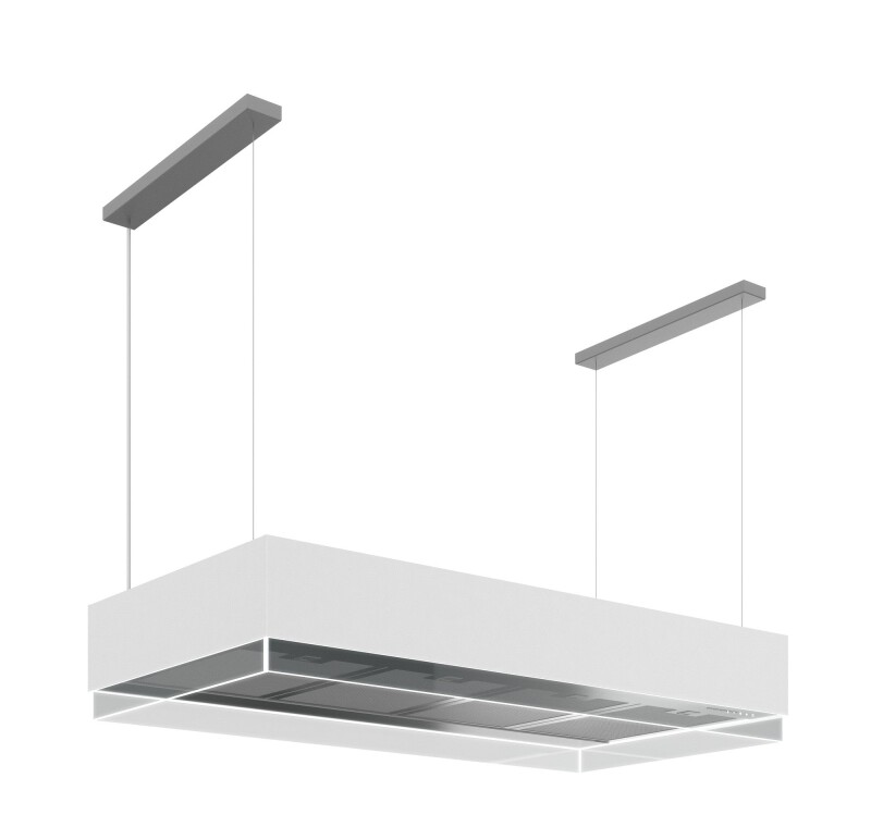 48″ Perimeter White Island Range Hood IS48PERIMETERWHT