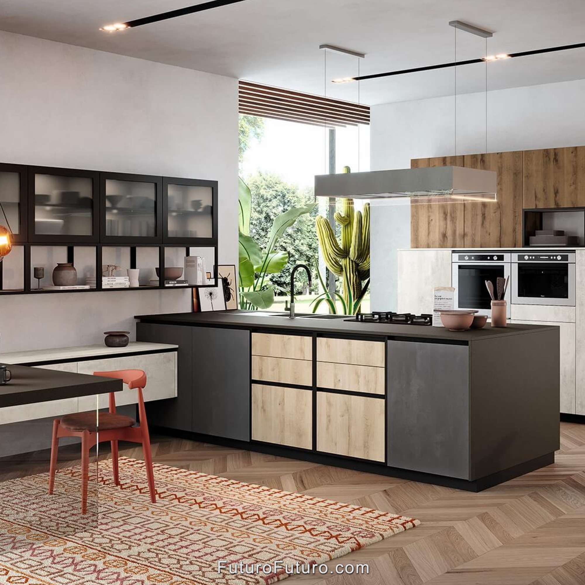 48″ Perimeter White Island Range Hood IS48PERIMETERWHT