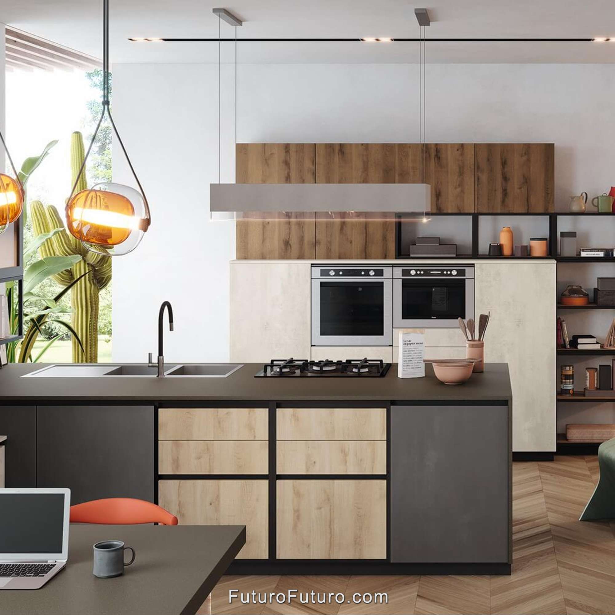 48″ Perimeter White Island Range Hood IS48PERIMETERWHT