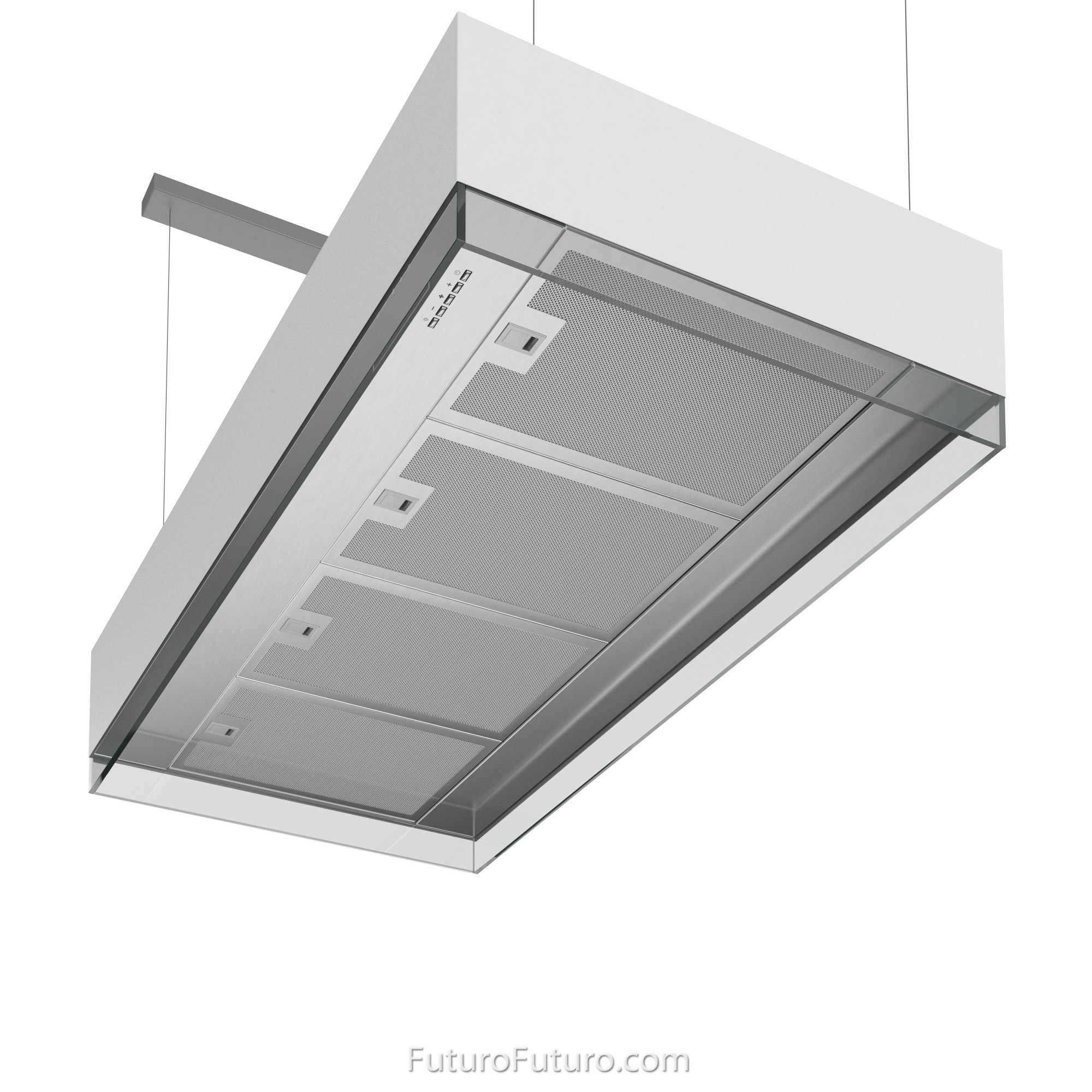48″ Perimeter White Island Range Hood IS48PERIMETERWHT