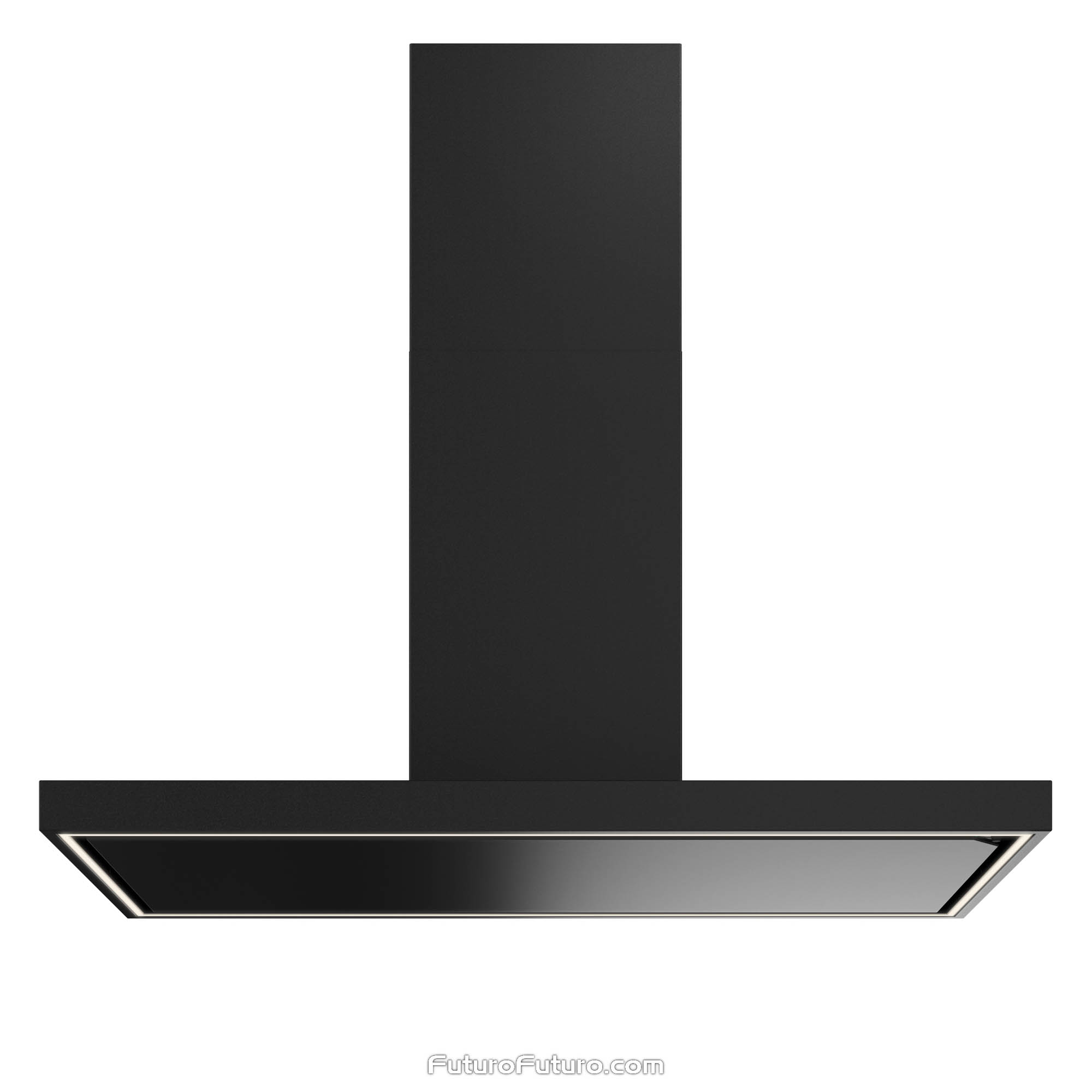 48″ Turo Black Island Range Hood IS48TUROBLK