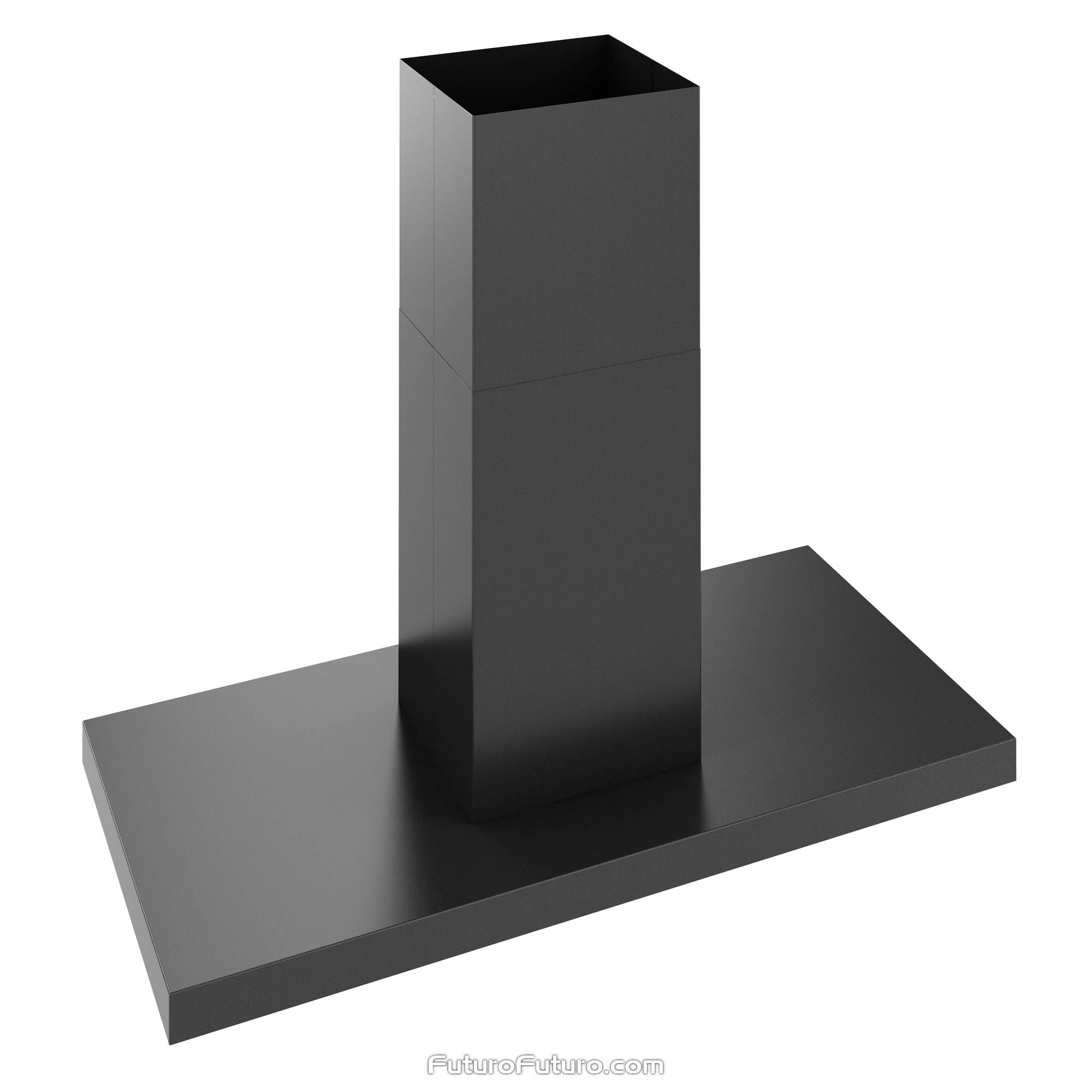 48″ Turo Black Island Range Hood IS48TUROBLK