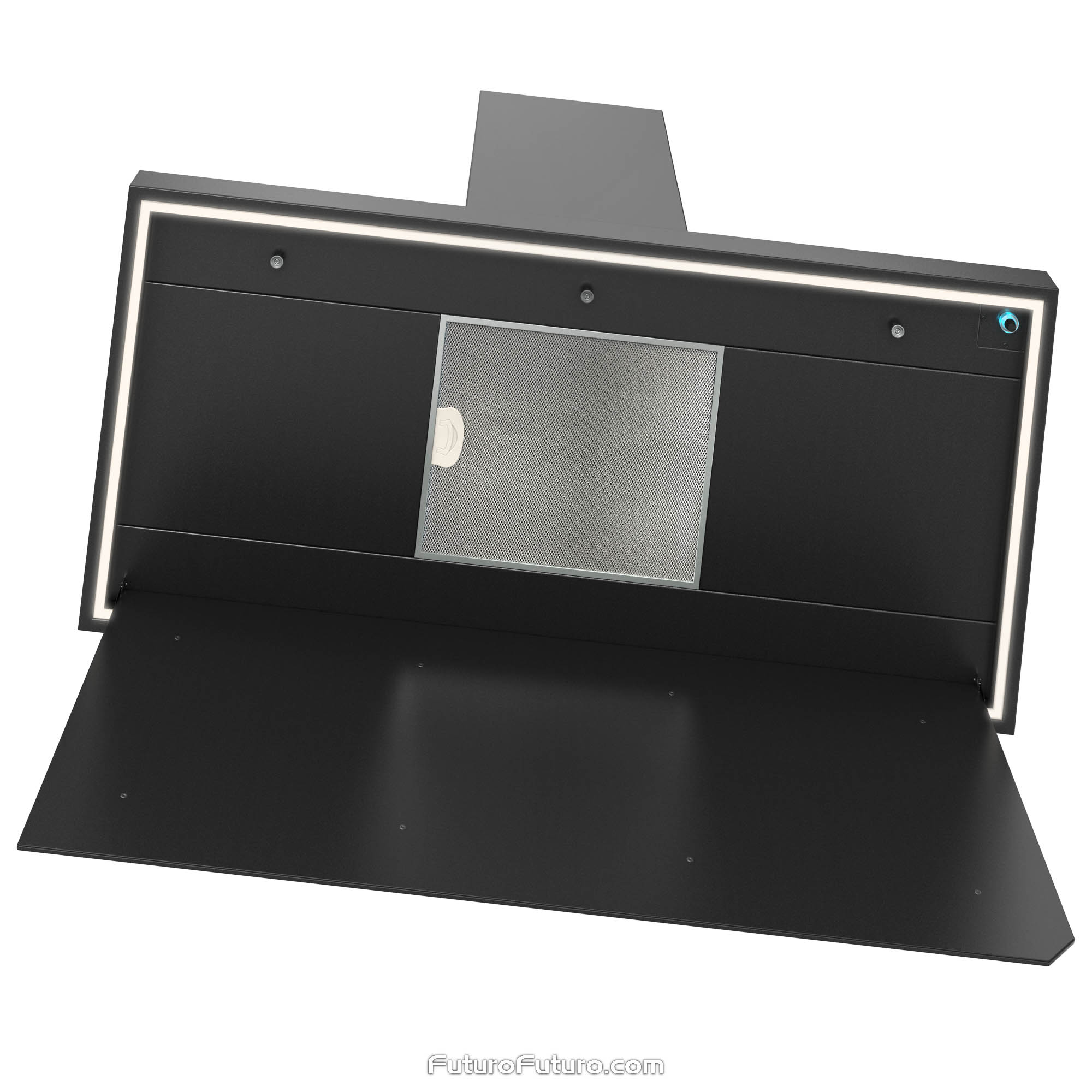 48″ Turo Black Island Range Hood IS48TUROBLK