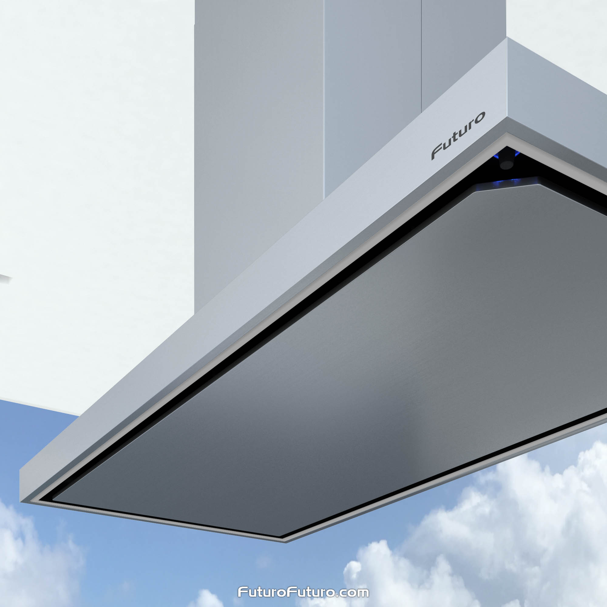 48″ Turo Inox Island Range Hood IS48TUROINOX