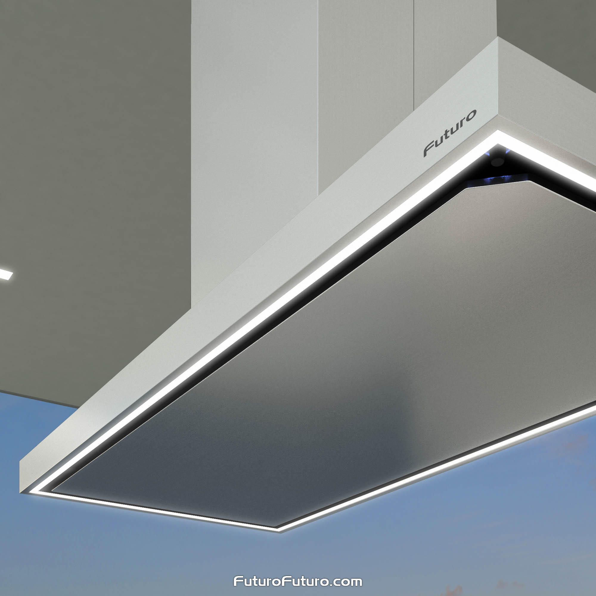 48″ Turo Inox Island Range Hood IS48TUROINOX