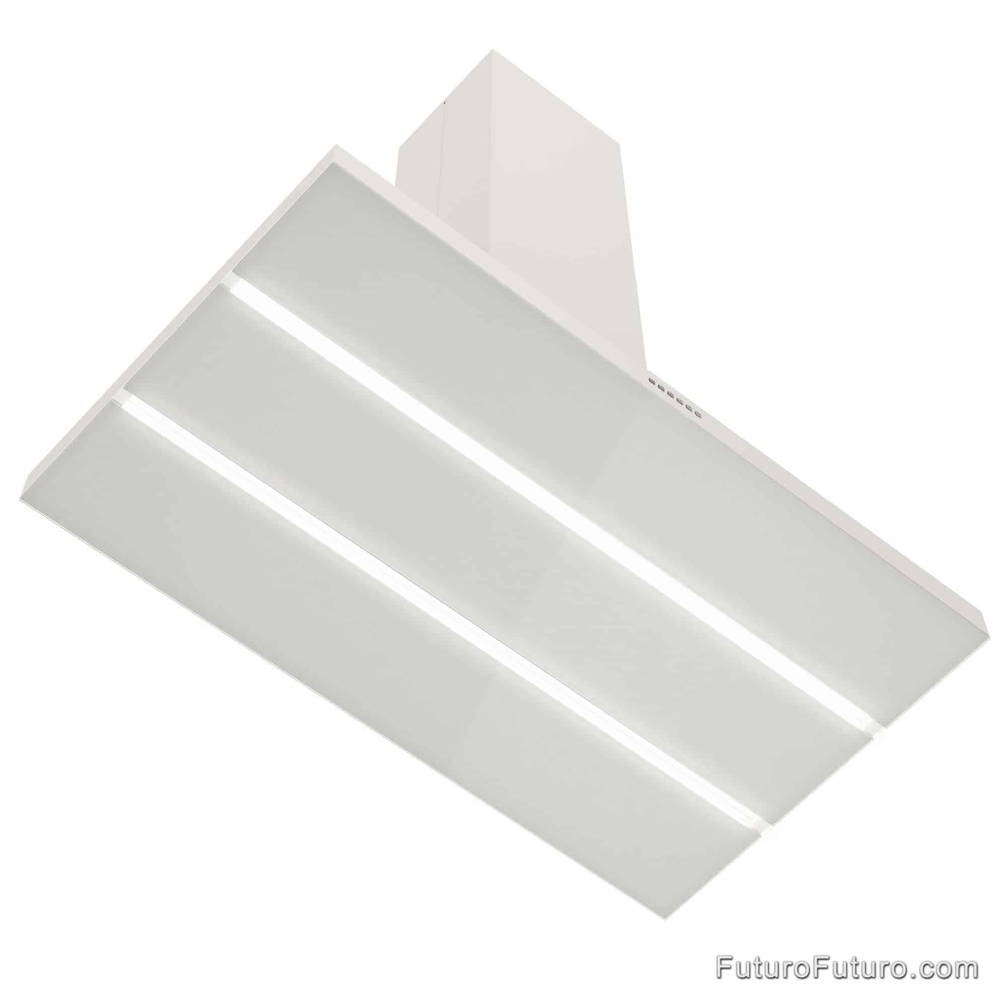 48″ Viale White Island Range Hood IS48VIALEWHT
