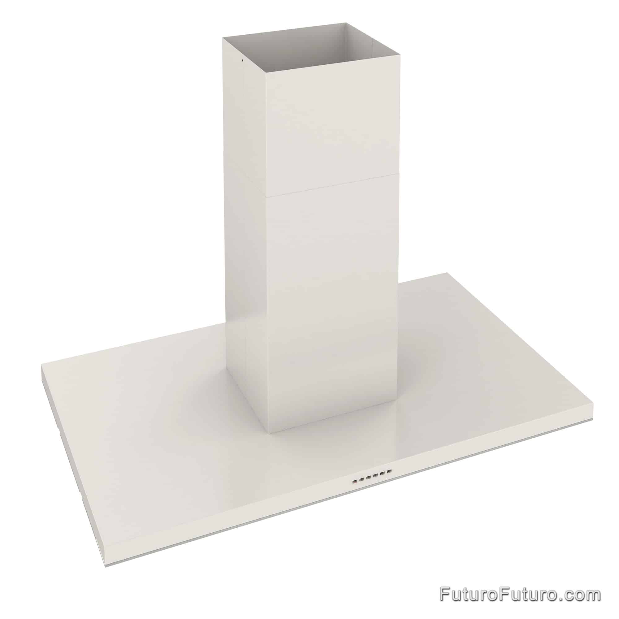 48″ Viale White Island Range Hood IS48VIALEWHT