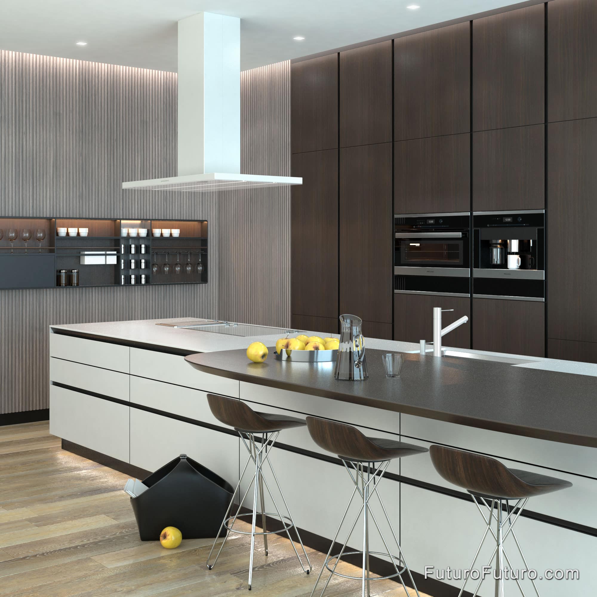 48″ Viale White Island Range Hood IS48VIALEWHT