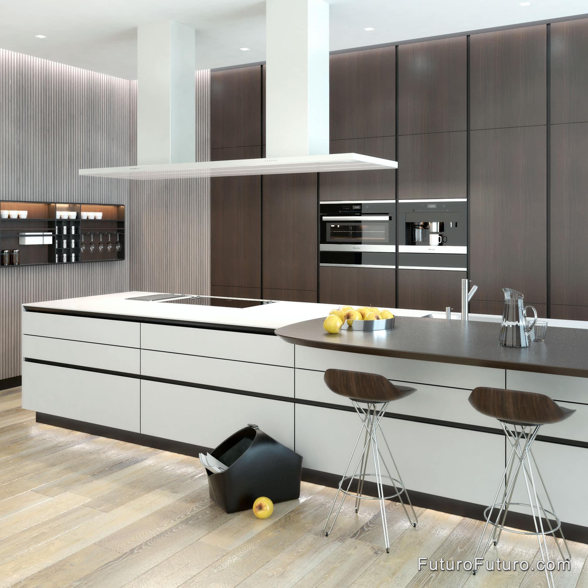 48″ Viale White Island Range Hood IS48VIALEWHT