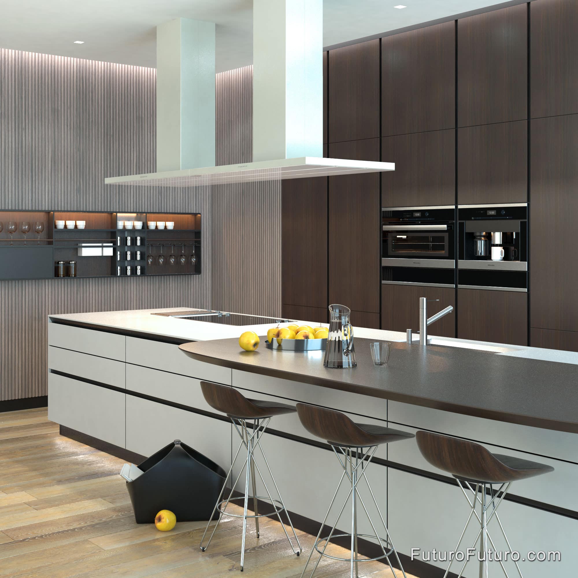 48″ Viale White Island Range Hood IS48VIALEWHT