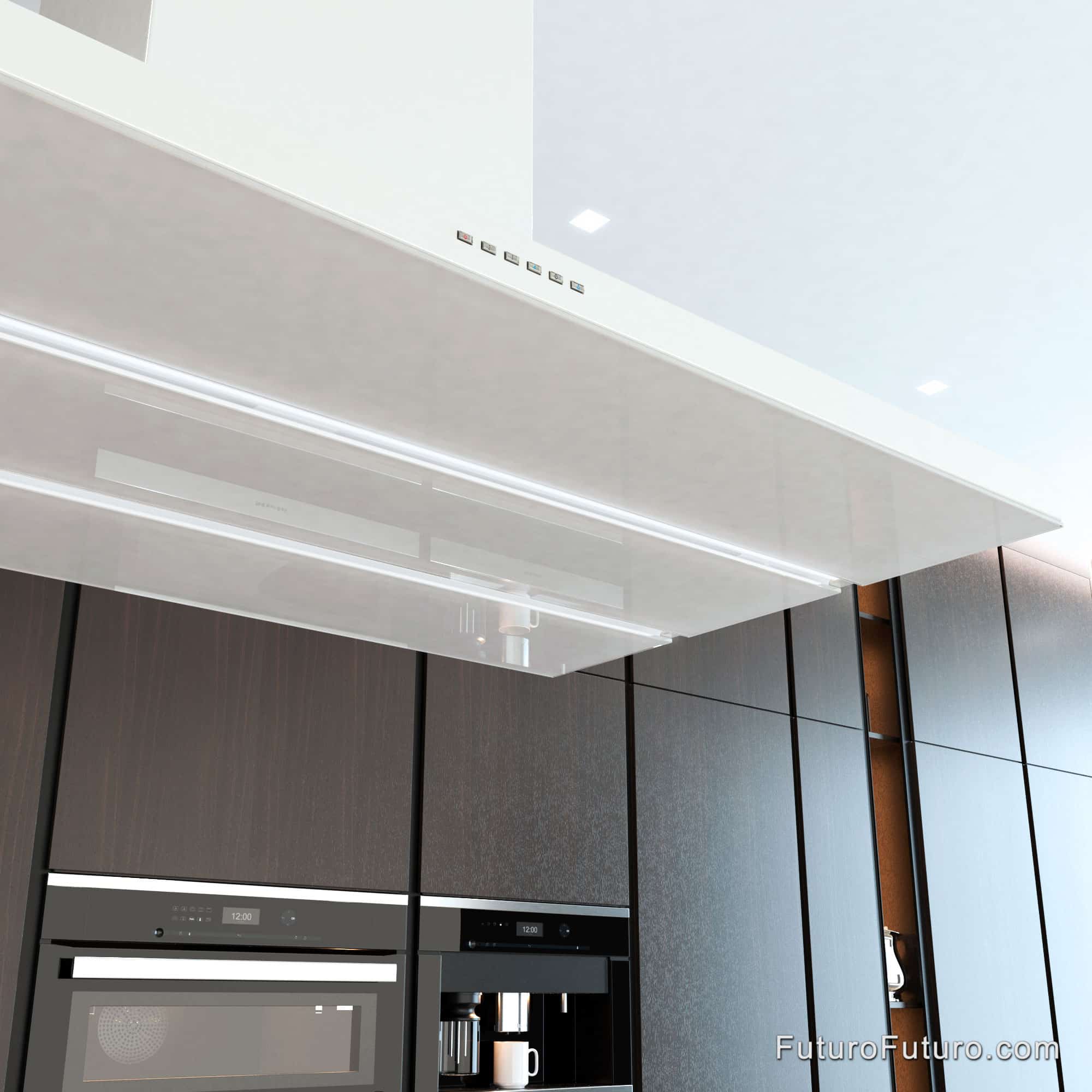 48″ Viale White Island Range Hood IS48VIALEWHT