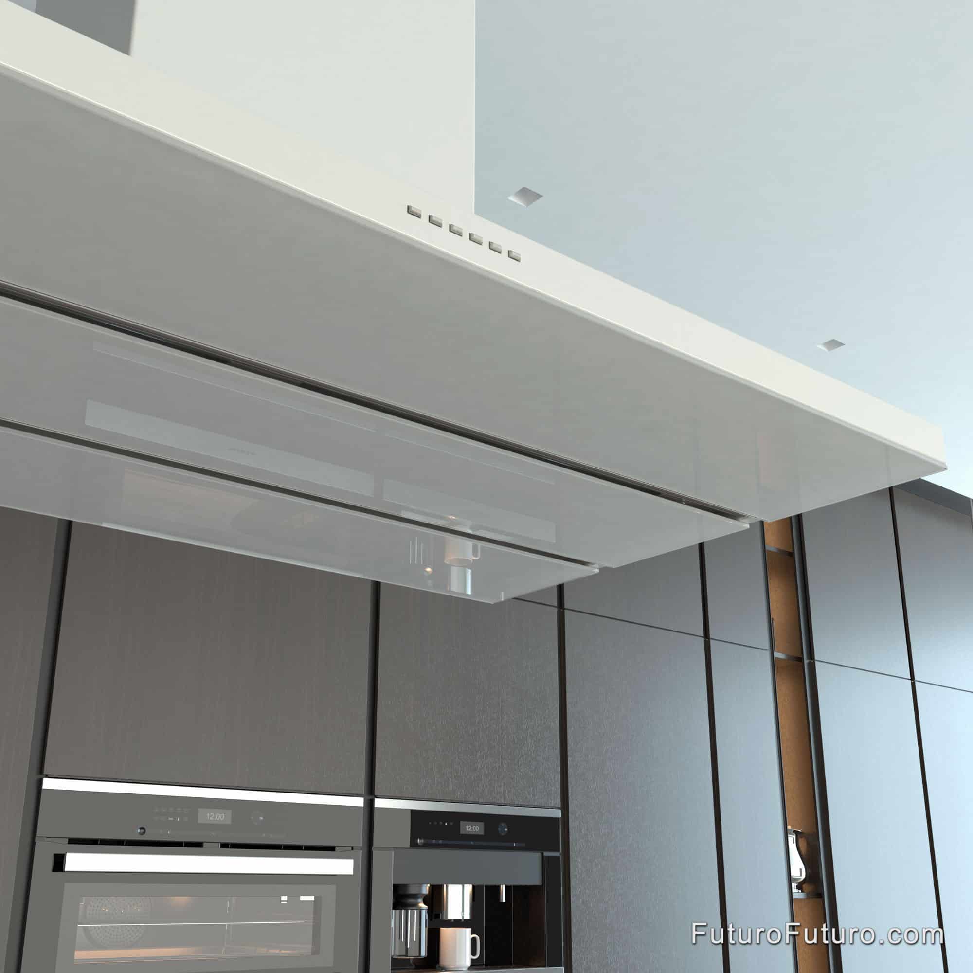 48″ Viale White Island Range Hood IS48VIALEWHT