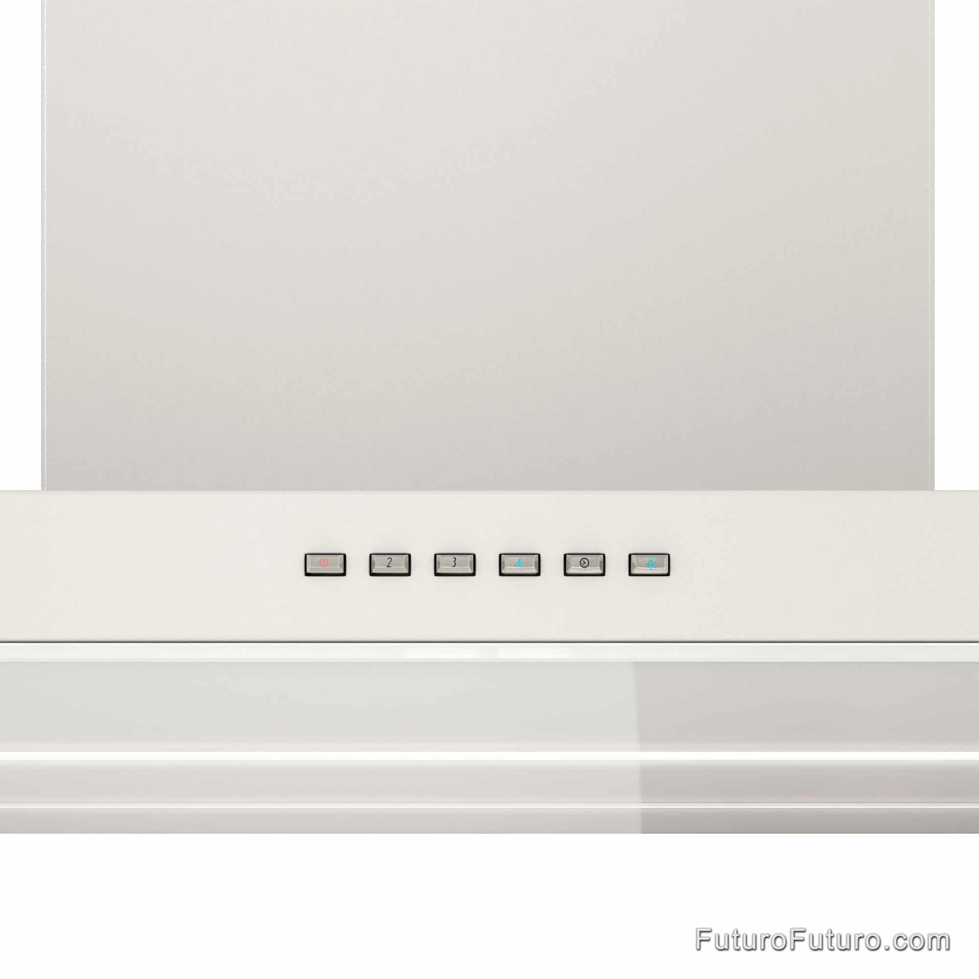 48″ Viale White Island Range Hood IS48VIALEWHT