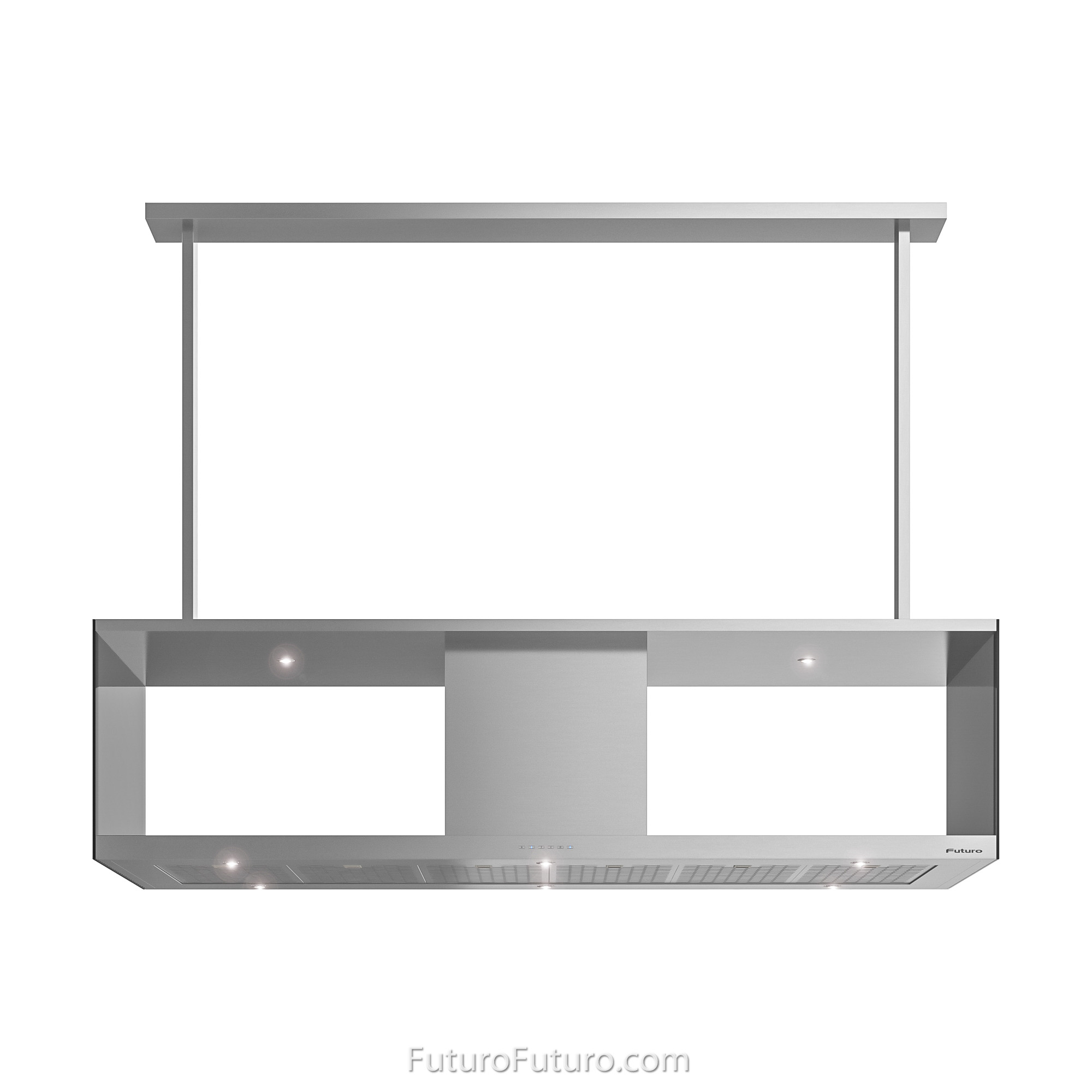 60″ Recano Island Range Hood IS60RECANO
