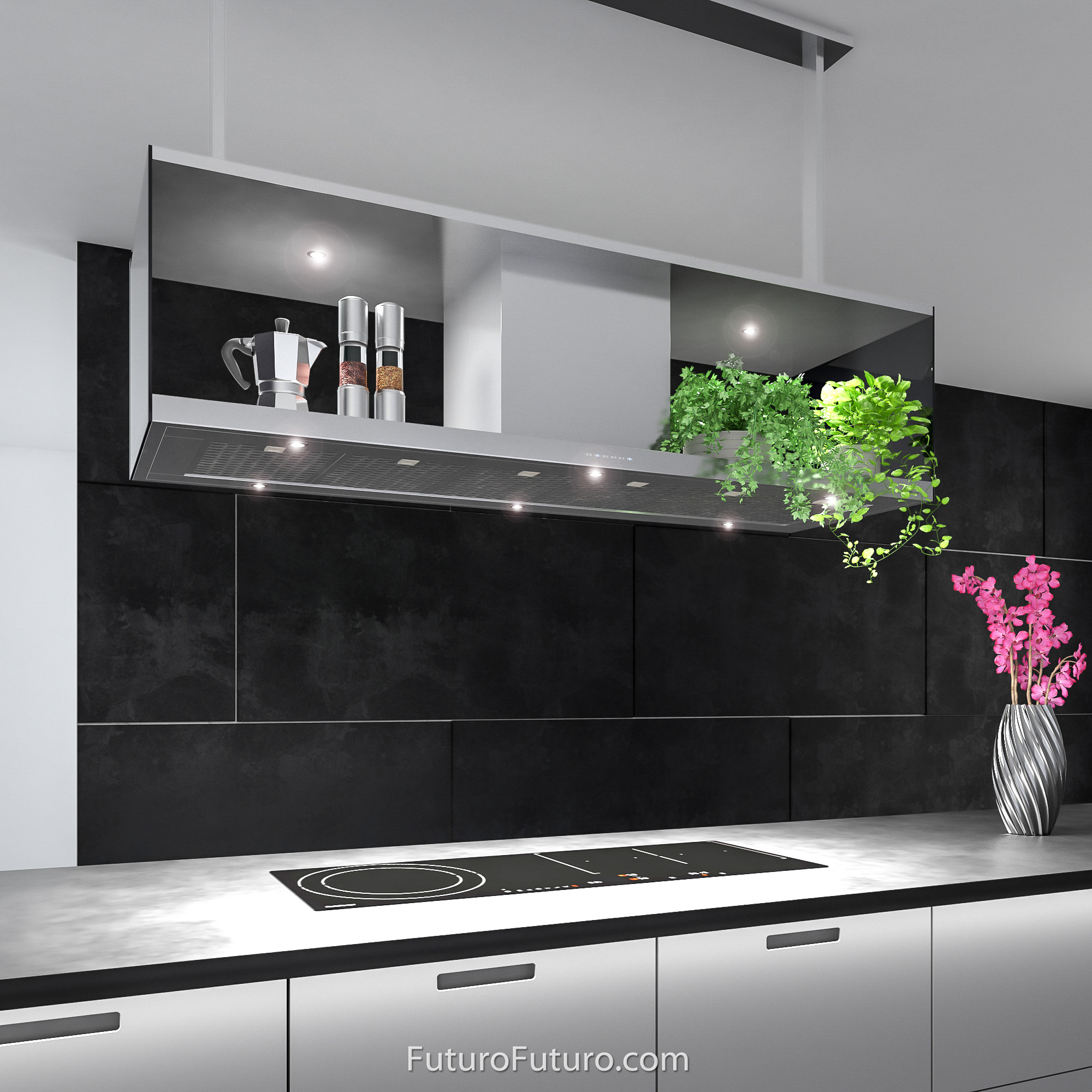 60″ Recano Island Range Hood IS60RECANO