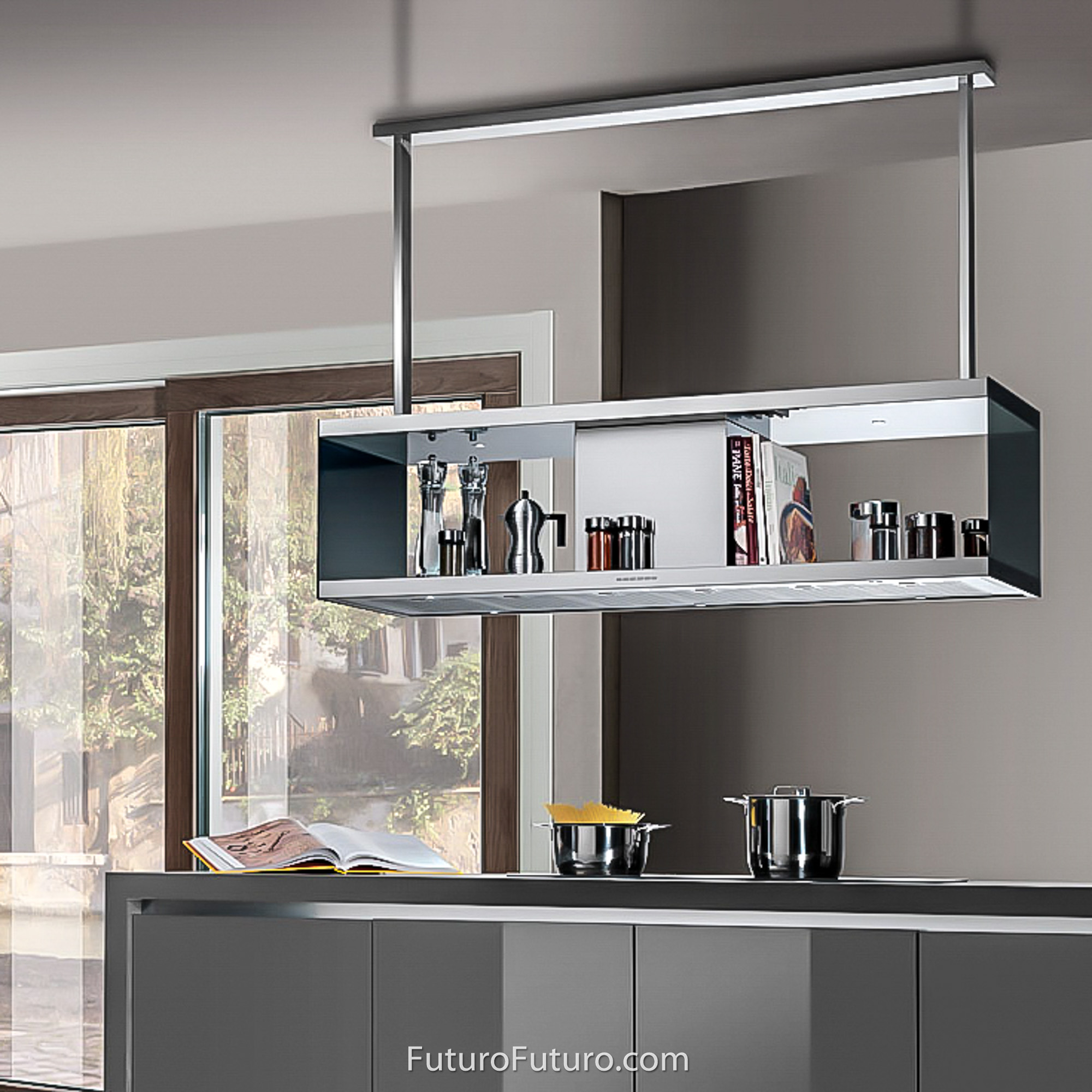 60″ Recano Island Range Hood IS60RECANO
