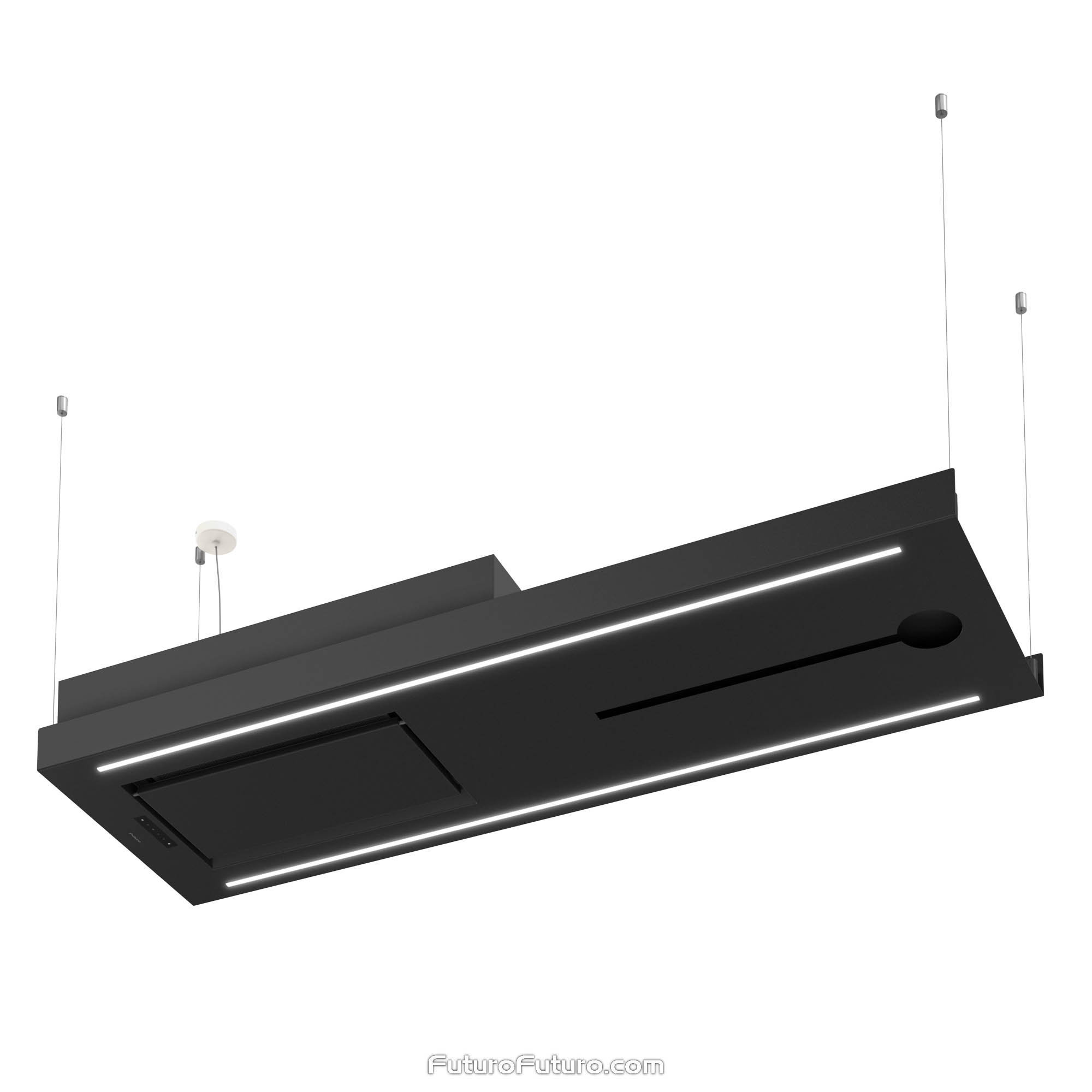 63″ Horizon Bar Island Range Hood IS63HORIZONBAR