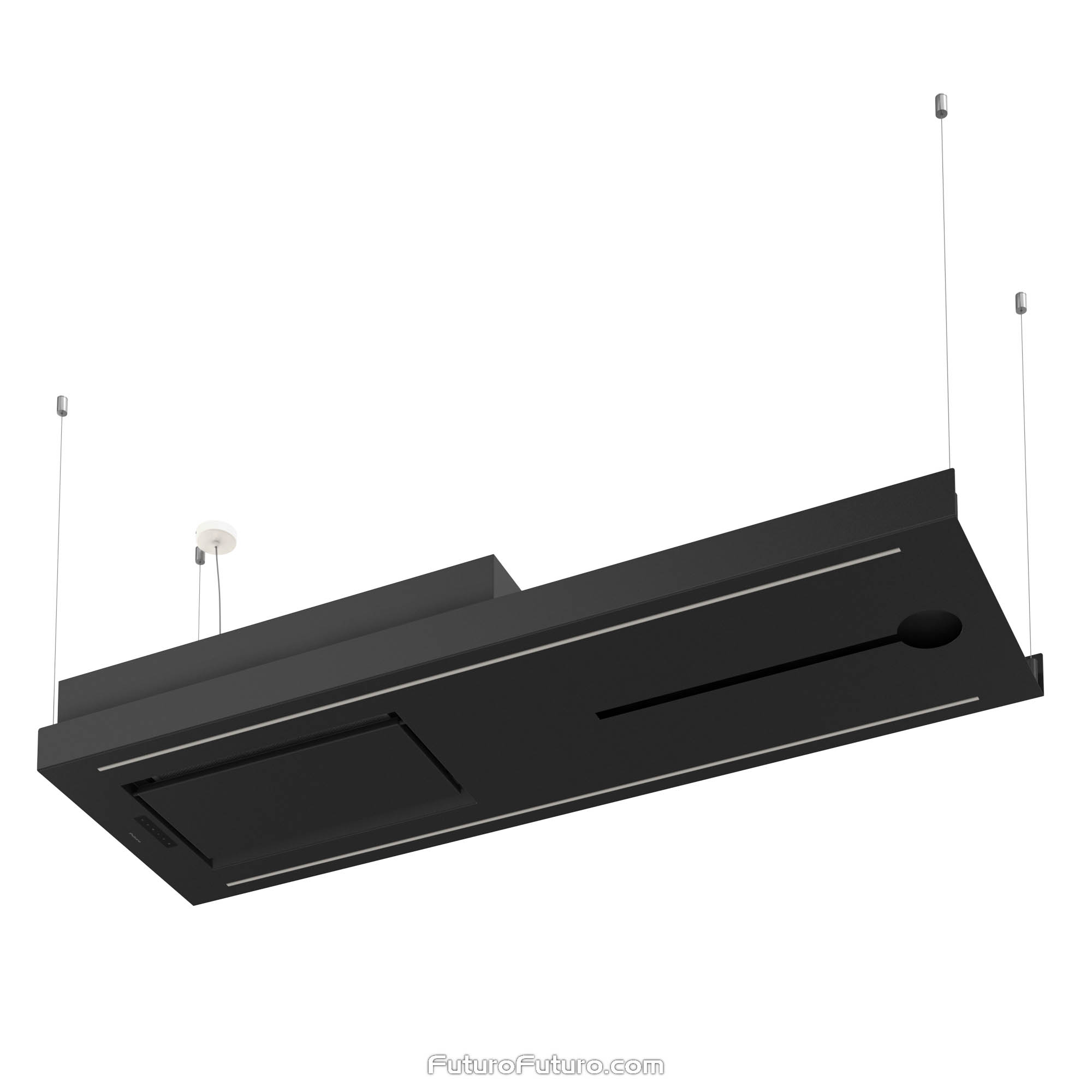 63″ Horizon Bar Island Range Hood IS63HORIZONBAR