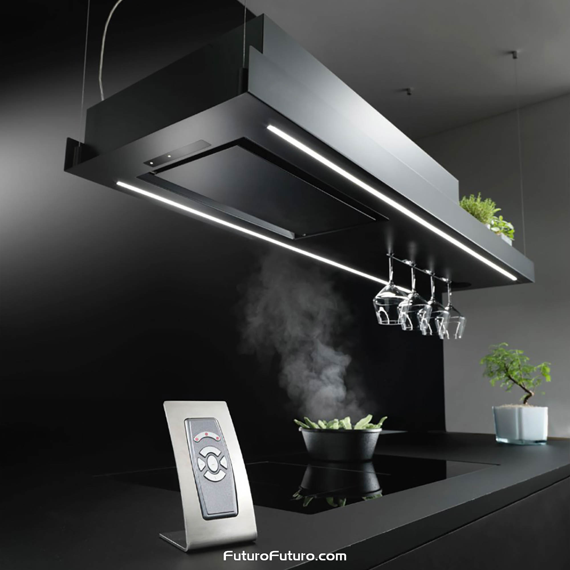 63″ Horizon Bar Island Range Hood IS63HORIZONBAR