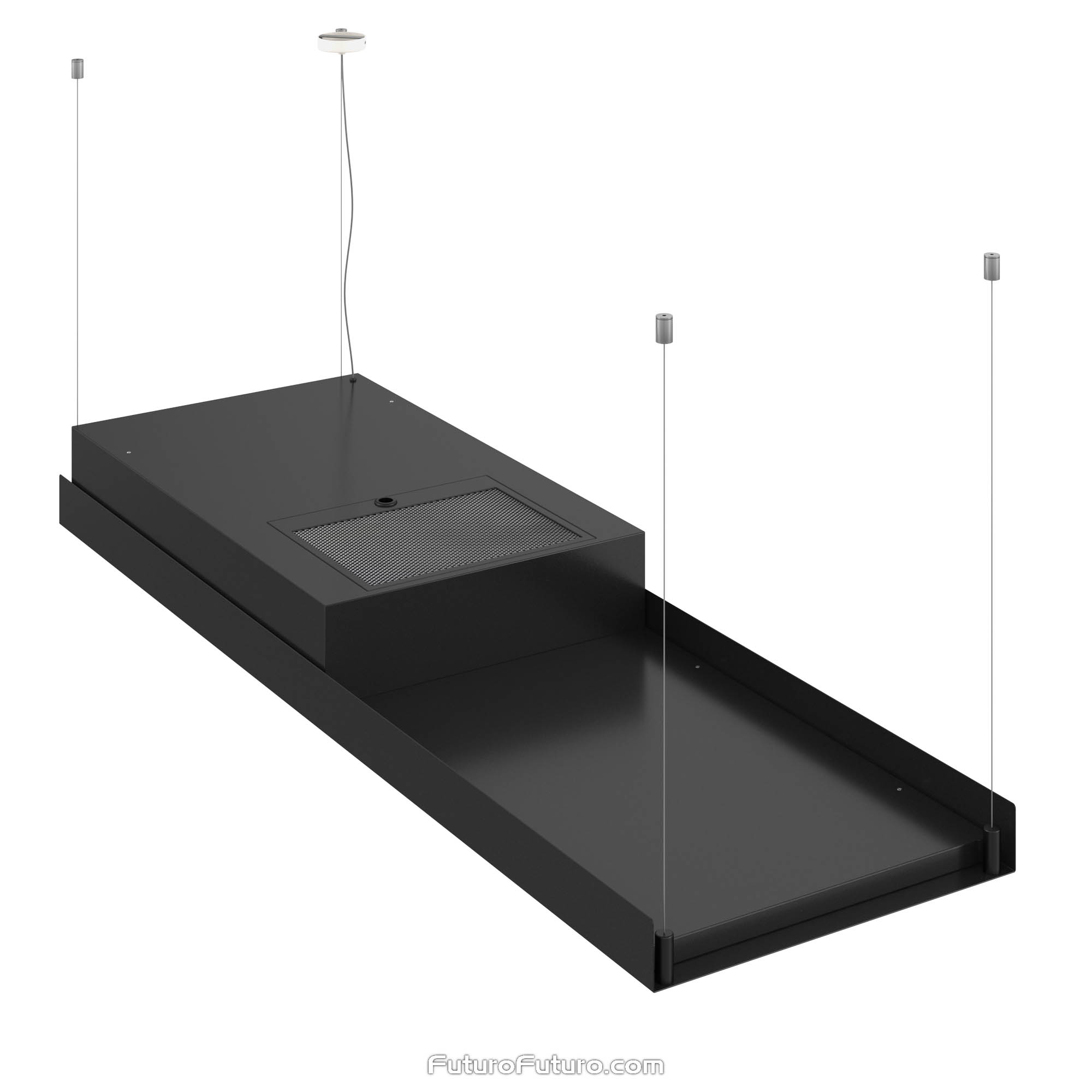 63″ Horizon Bar Island Range Hood IS63HORIZONBAR