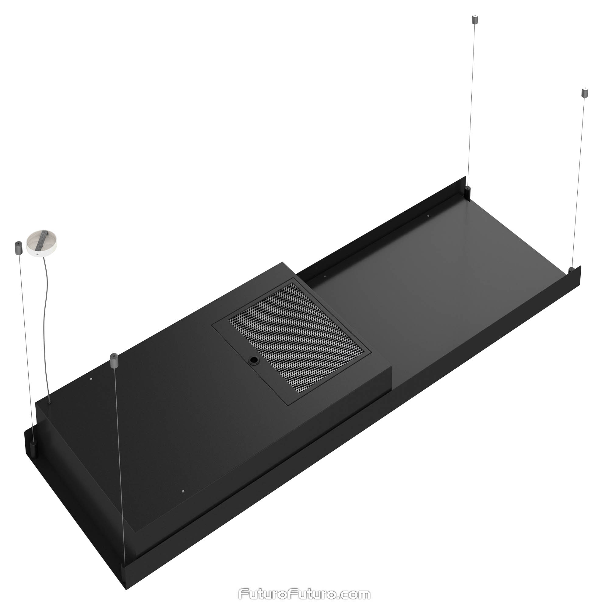 63″ Horizon Bar Island Range Hood IS63HORIZONBAR