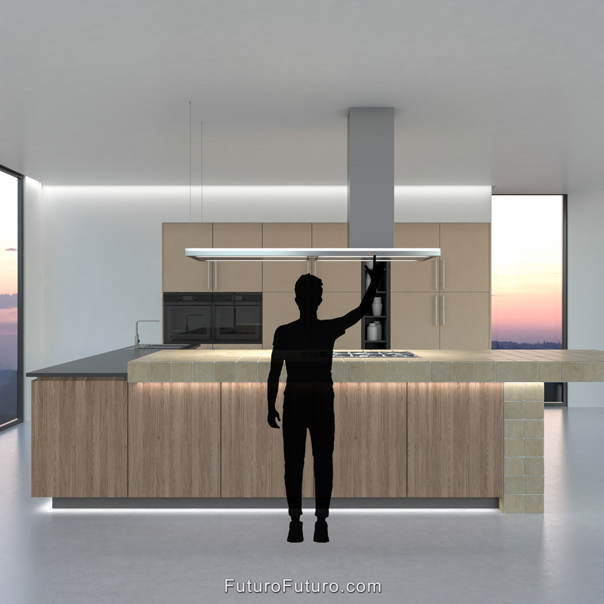 69″ Streamline Island Range Hood (RIGHT-HANDED) IS69STREAMLINERH