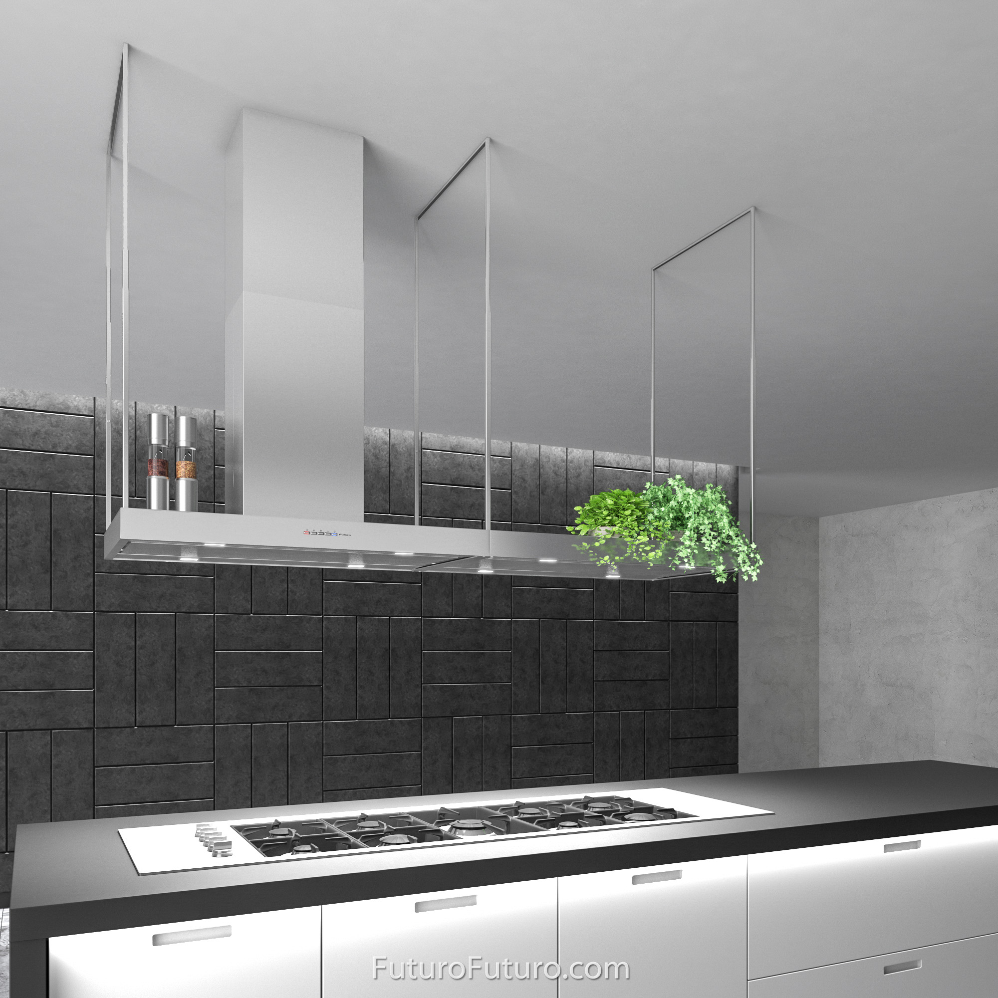 72″ Europe Station Island Range Hood IS72EUROPESTN