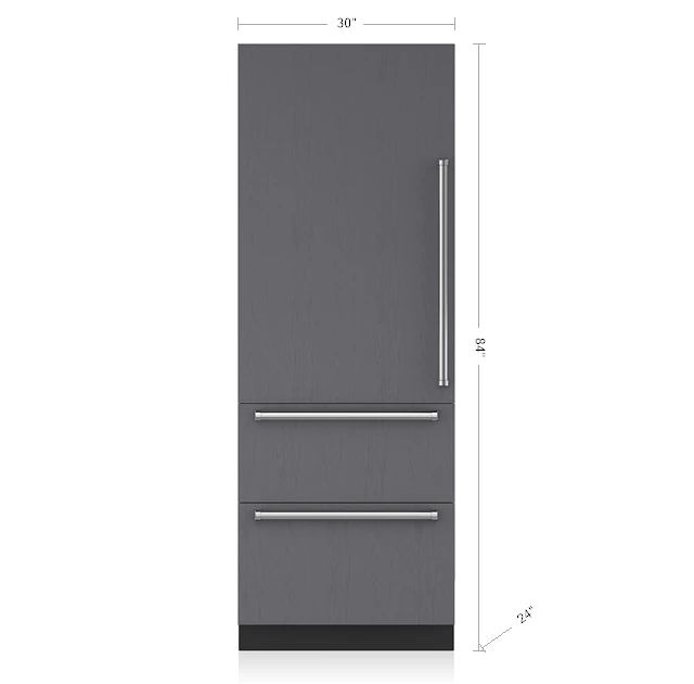 30" Designer Over-and-Under Refrigerator - Panel Ready - Right Hinge IT30RRH