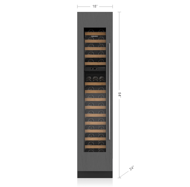 18" Designer Wine Storage - Panel Ready IW18