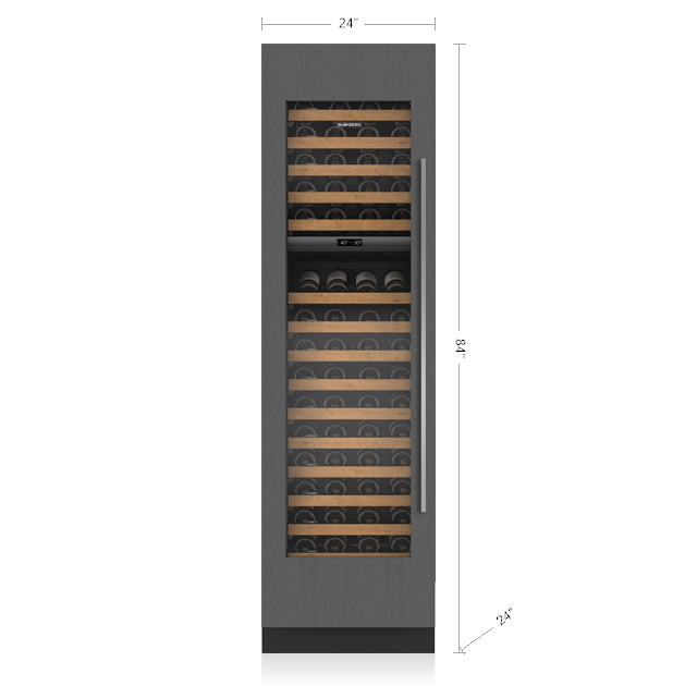 24" Designer Wine Storage - Panel Ready IW24