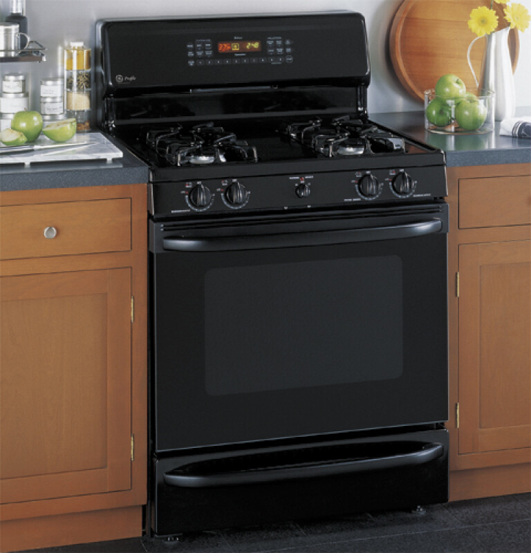 30" Free-Standing Dual Fuel Range J2B900BEFBB, product image 2 of 3
