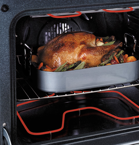 30" Free-Standing Dual-Fuel Double Oven Range J2B918SEKSS, product image 5 of 10