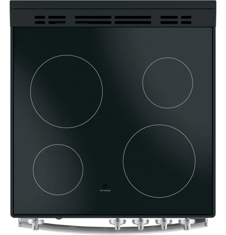 24" Free-Standing/Slide-in Front Control Range with Steam Clean and Large Window JAS640RMSS