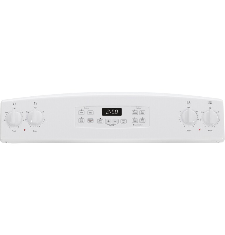 30" Free-Standing Electric Range JB250DFWW, product image 4 of 14