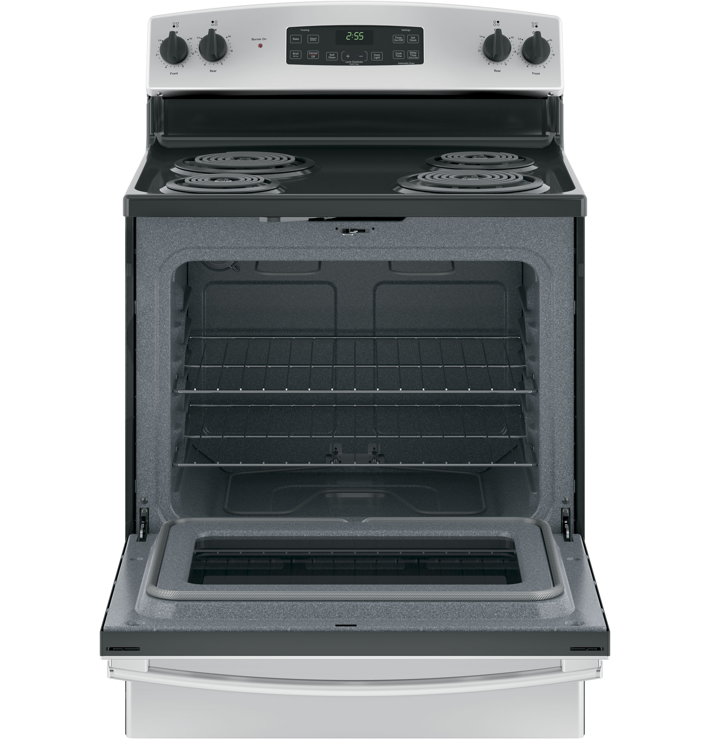 30" Free-Standing Electric Range JB255RKSS, product image 2 of 9