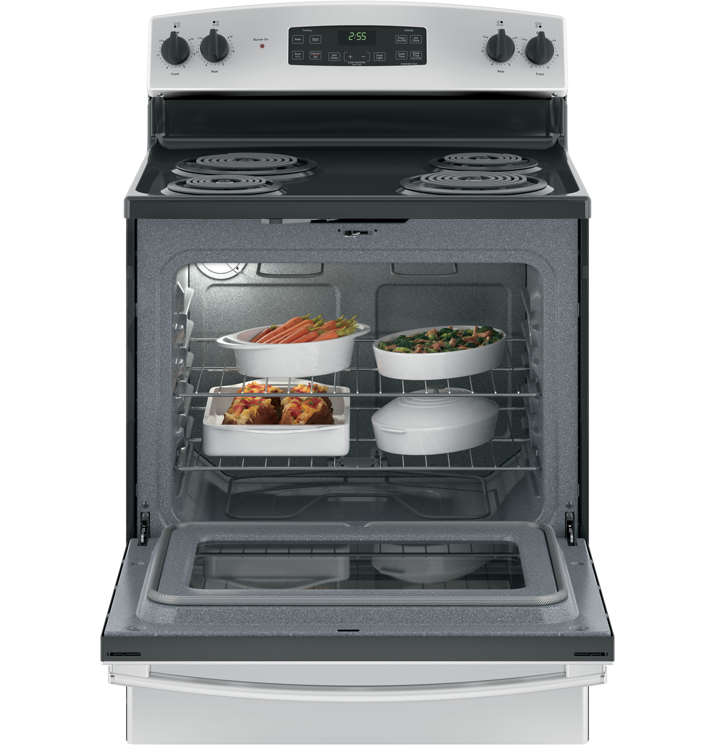 30" Free-Standing Electric Range JB255RKSS, product image 5 of 9