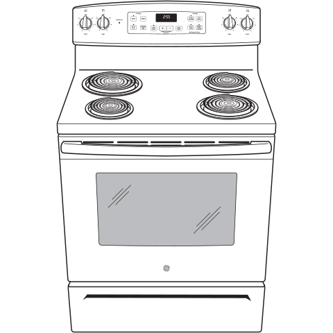 30" Free-Standing Self-Clean Electric Range view 10
