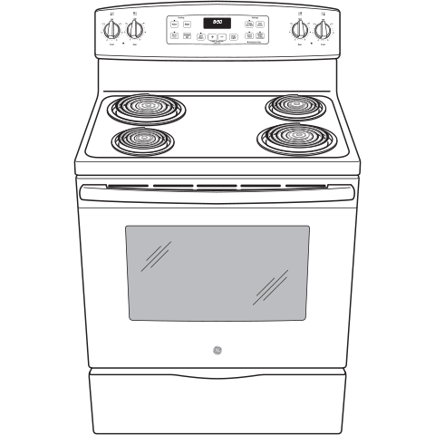 30" Free-Standing Self-Clean Electric Range view 12