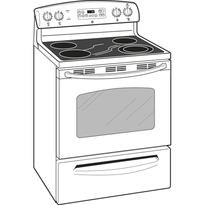 30" Free-Standing Electric Range JB400DPWW