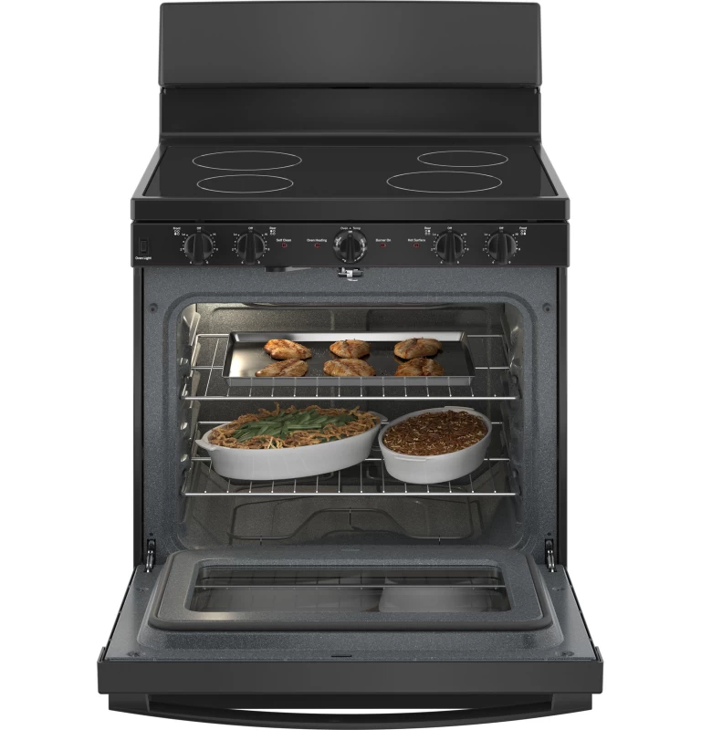 30” Free-standing Electric Radiant Smooth Cooktop Range JB480DTBB