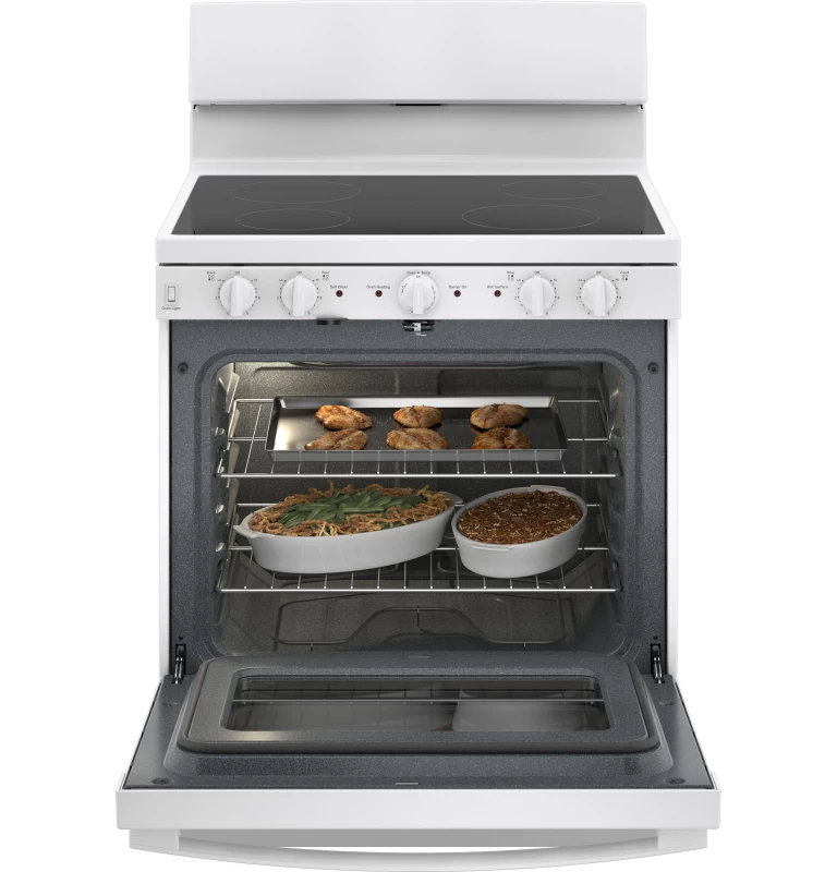30” Free-standing Electric Radiant Smooth Cooktop Range view 3