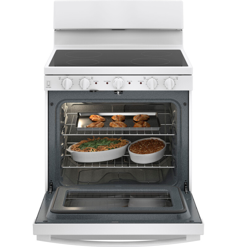 30” Free-Standing Electric Radiant Smooth Cooktop Range view 3