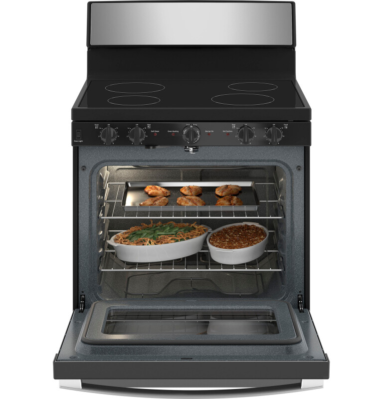 30” Free-Standing Electric Radiant Smooth Cooktop Range JB480SYSS