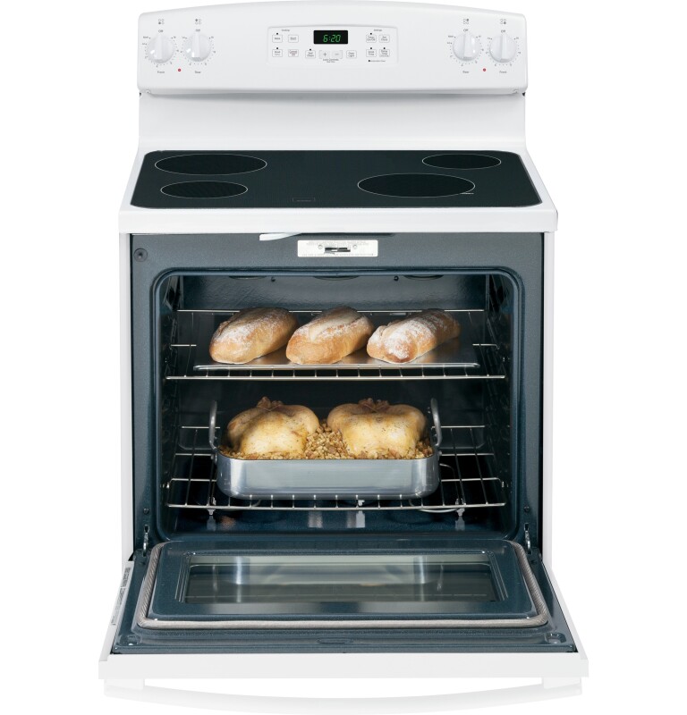 30" Free-Standing Electric Range JB620DFWW, product image 5 of 10