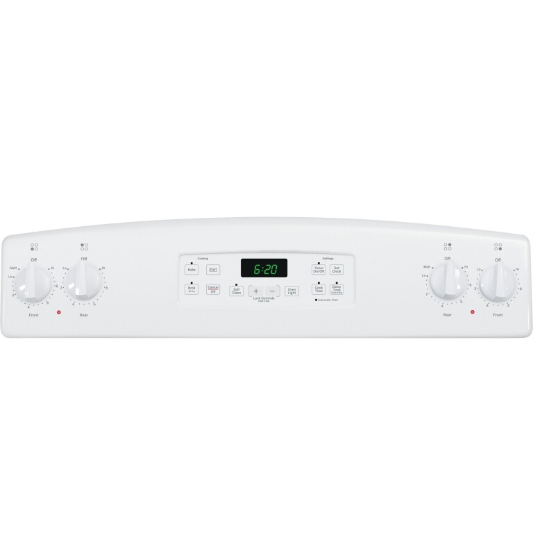 30" Free-Standing Electric Range JB620DFWW, product image 7 of 10