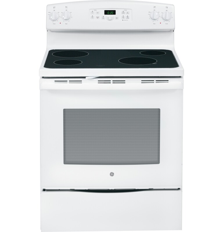 30" Free-Standing Electric Range JB620DFWW, product image 9 of 10