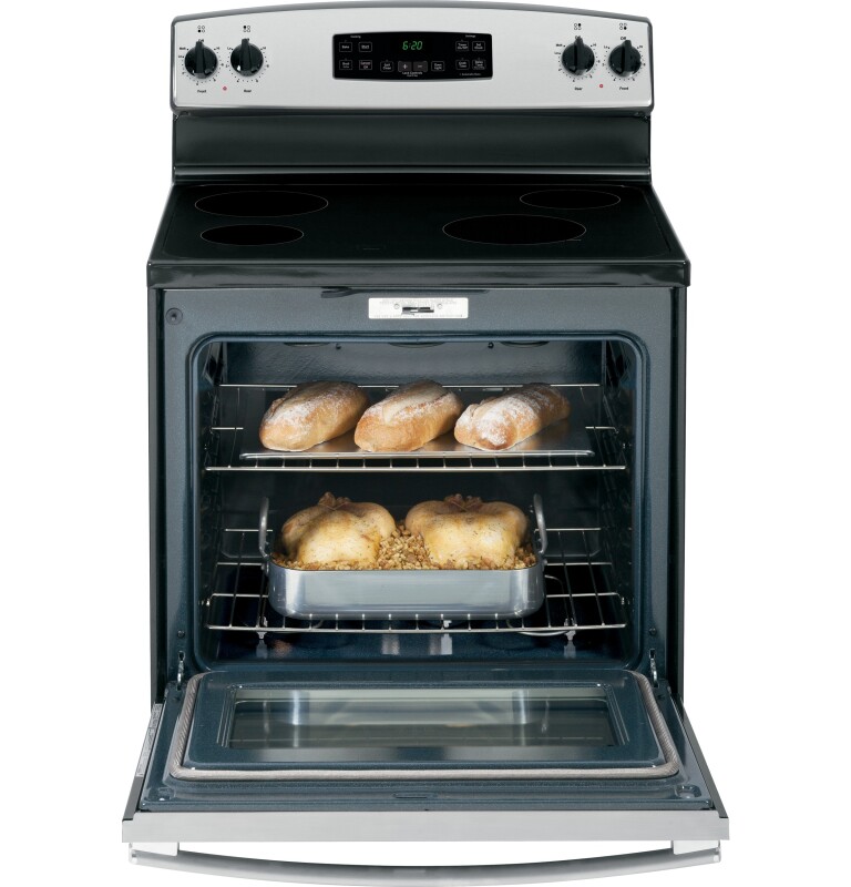 30" Free-Standing Electric Range JB620RFSS, product image 3 of 10