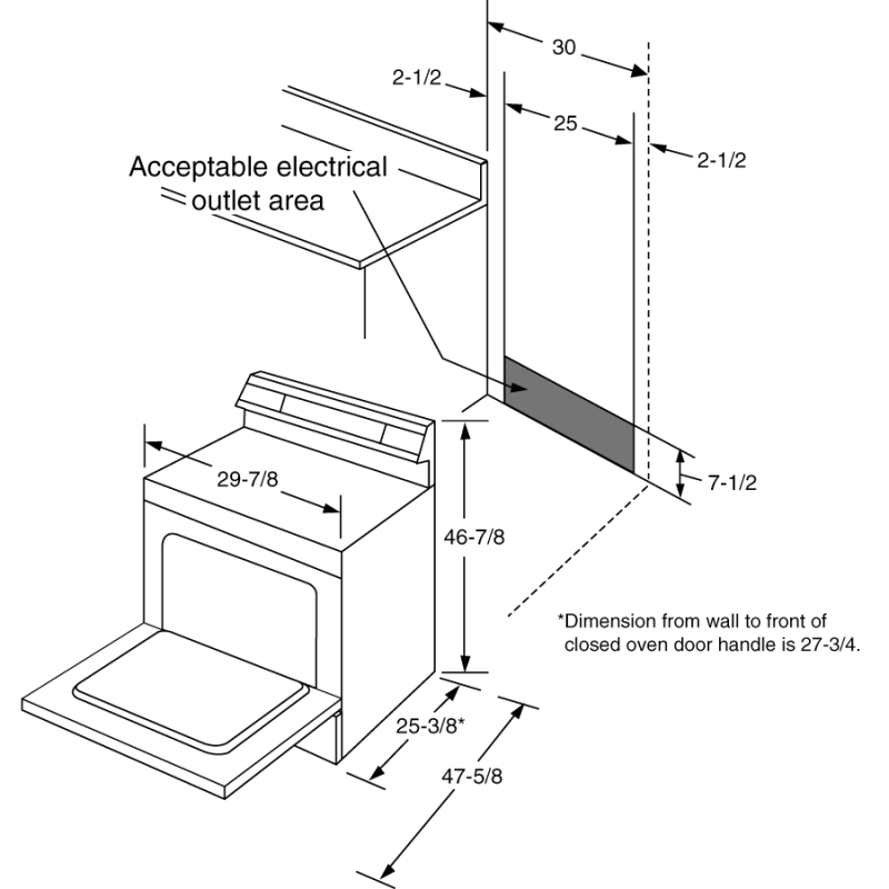 30" Free-Standing Electric Range view 2
